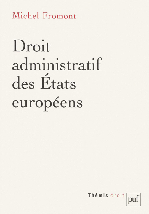 Kniha Droit administratif des États européens Fromont