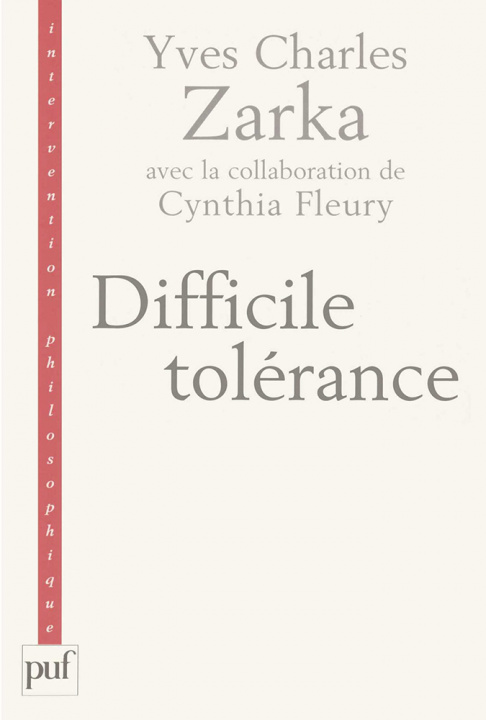 Knjiga Difficile tolérance Zarka