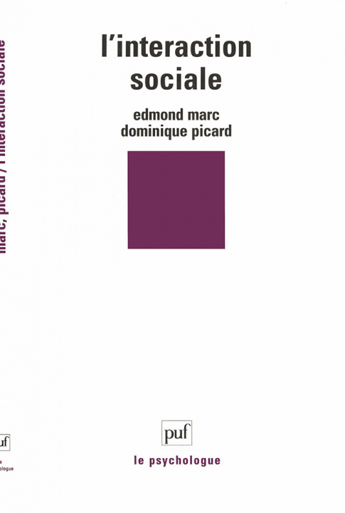 Libro L'interaction sociale Picard