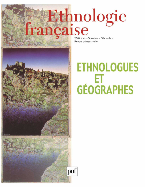 Knjiga Ethnologie française 2004, n° 4 