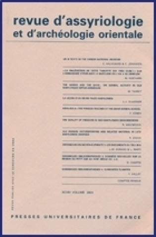 Könyv Rev. d'assyrio. et d'archéo. orient. 2004, vol. 98 