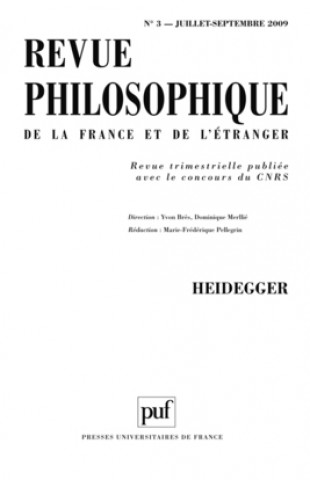 Carte Revue philosophique 2009, t. 134 (3) 