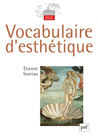 Könyv Vocabulaire d'esthétique Souriau