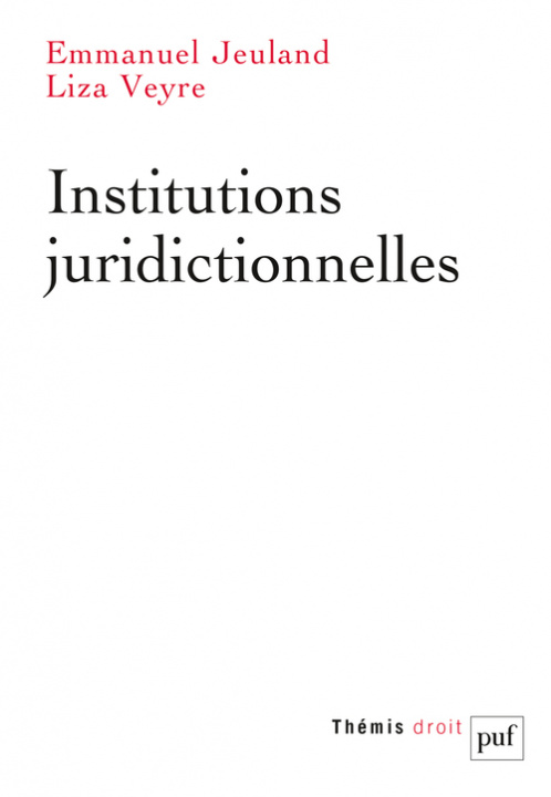 Kniha Institutions juridictionnelles Veyre