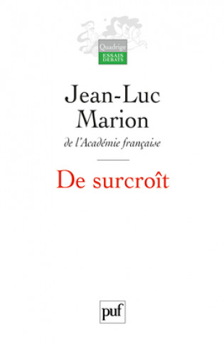 Kniha De surcroît Marion