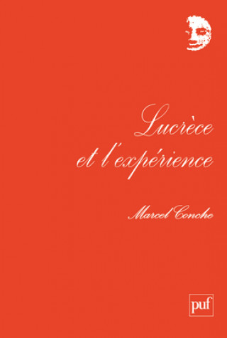 Knjiga Lucrèce et l'expérience Conche