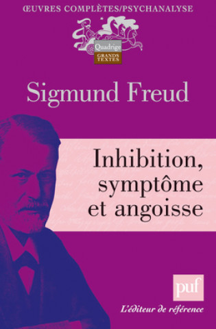 Książka INHIBITION, SYMPTOME ET ANGOISSE (7ED) Sigmund Freud