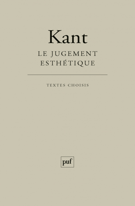 Carte Le jugement esthétique Kant