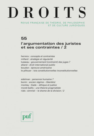 Книга Droits 2012, n° 55 