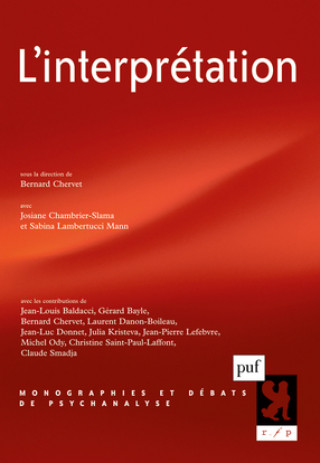 Kniha L'interprétation Chambrier-Slama
