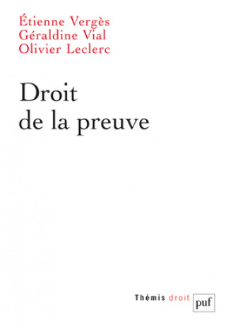 Kniha Droit de la preuve Leclerc