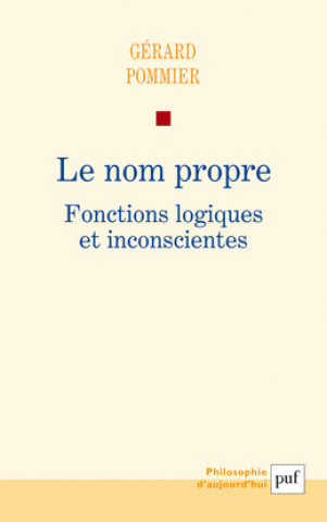 Book Le nom propre Pommier