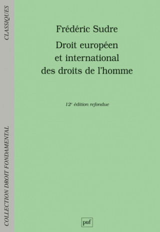 Kniha DROIT EUROPEEN ET INTERNATIONAL DES DROITS DE L'HOMME (12ED) SUDRE FREDERIC