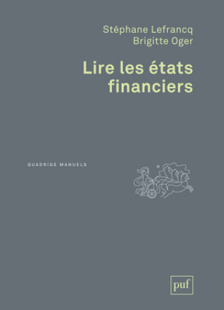 Kniha Lire les états financiers Lefrancq