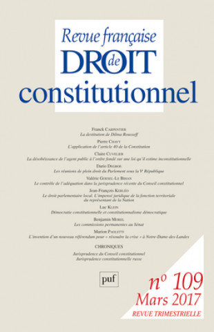 Libro RFDC 2017, n° 109 