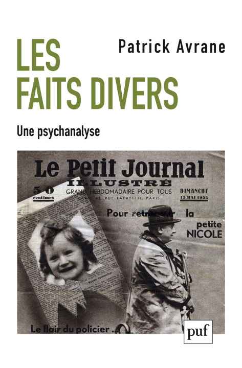 Knjiga Les faits divers. Une psychanalyse Avrane