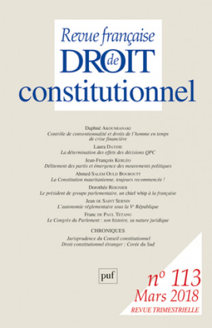 Knjiga RFDC 2018, n° 113 