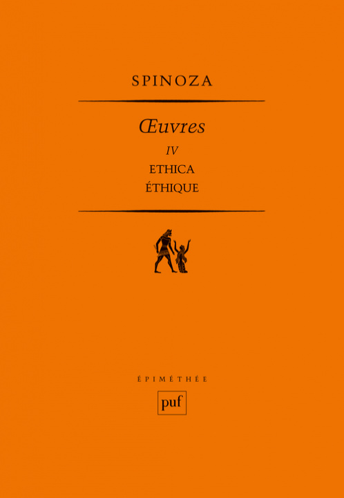 Книга oeuvres IV - Éthique Spinoza