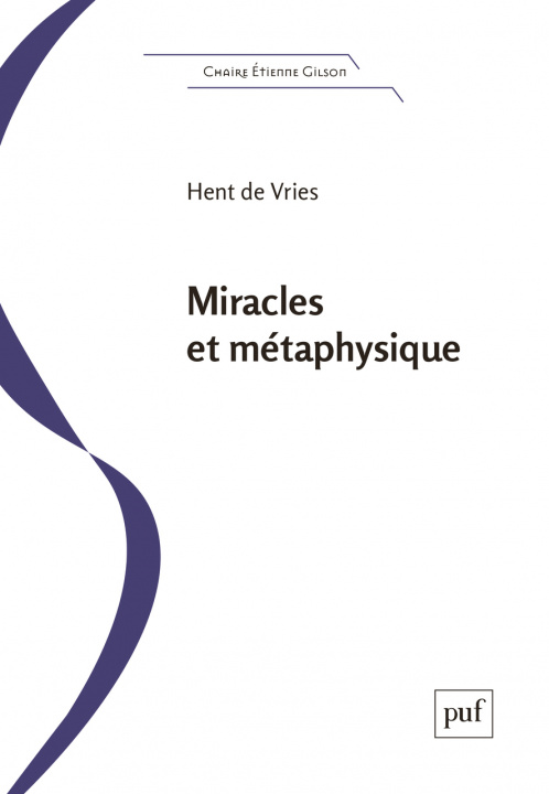 Libro Miracles et métaphysique VRIES