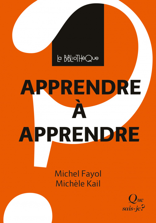 Libro Apprendre à apprendre Fayol