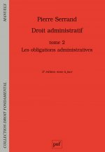 Könyv Droit administratif Tome 2 Serrand