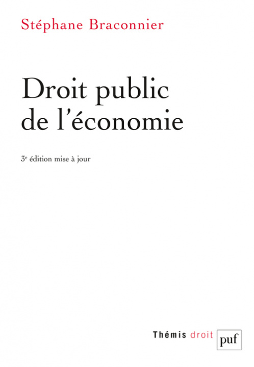Kniha Droit public de l'économie Braconnier
