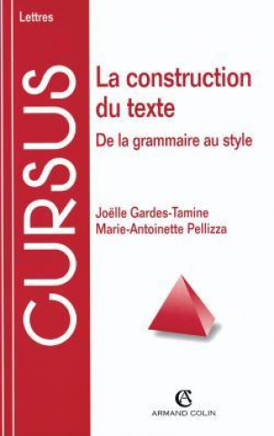 Kniha La construction du texte - De la grammaire au style Joëlle Gardes Tamine