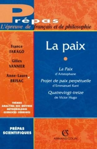 Knjiga La paix France Farago