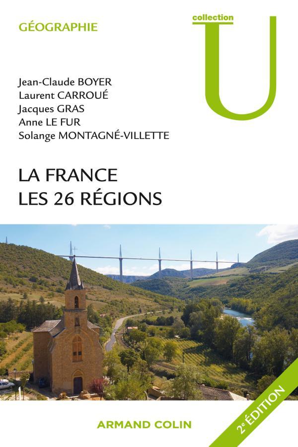 Carte La France - Les 26 régions Jean-Claude Boyer
