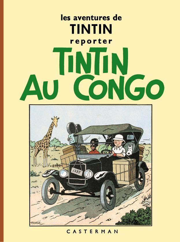 Kniha Tintin au Congo Hergé