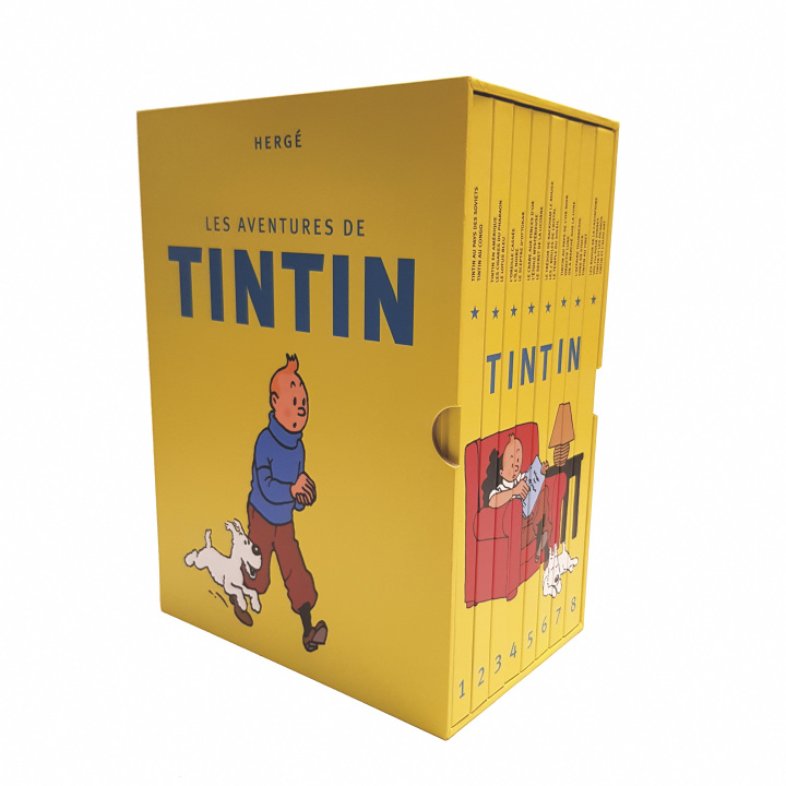 Carte Coffret intégral Tintin (2018) Hergé