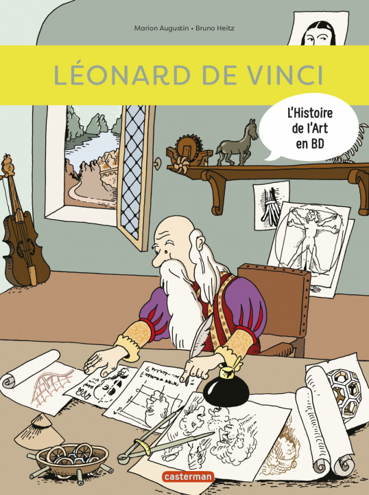 Livre L'Histoire de l'Art en BD - Léonard de Vinci Augustin