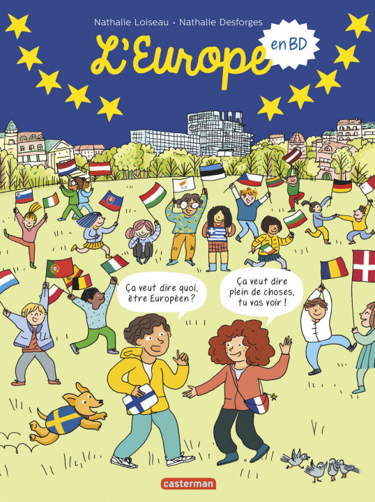 Kniha L'Europe en BD Loiseau