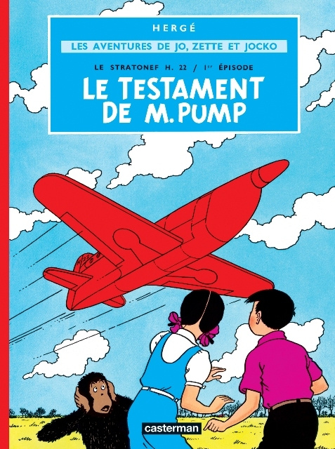Carte Le testament de M. Pump Hergé
