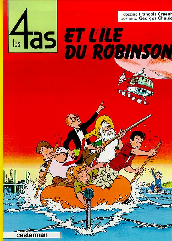 Βιβλίο Les 4 As et l'île du Robinson Chaulet
