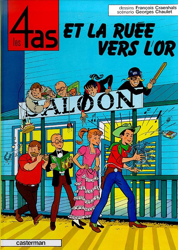 Libro Les 4 As et la ruée vers l'or Chaulet