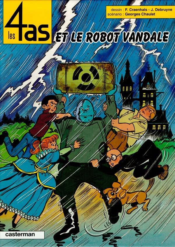 Книга Les 4 As et le robot vandale 