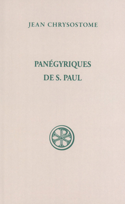 Kniha Panégyriques de s. Paul JEAN Jean Chrysostome