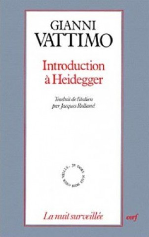 Knjiga Introduction à Heidegger Gianni Vattimo