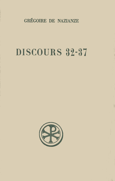 Knjiga Discours 32-37 Grégoire de Nazianze