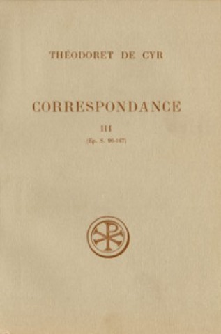 Boek Correspondance 3 Théodoret de Cyr