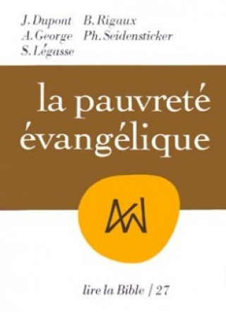 Knjiga La pauvreté évangélique 