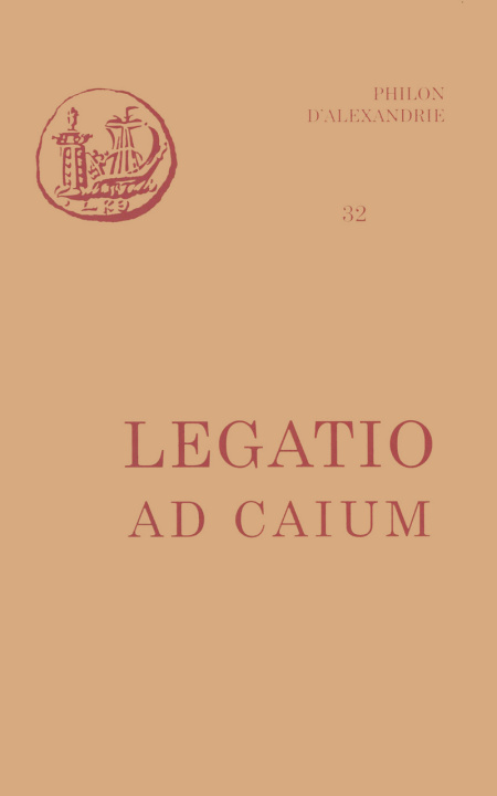 Buch Legatio ad Caium Philon d'Alexandrie