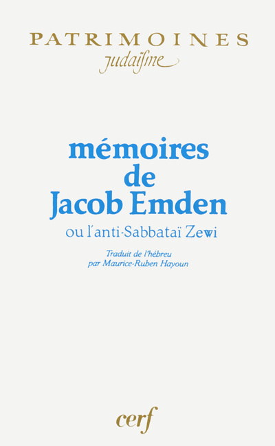 Knjiga Mémoires de Jacob Emdem 