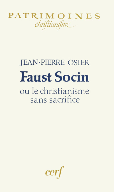 Kniha Faust Socin Jean-Pierre Osier