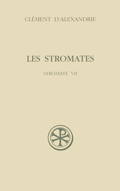 Boek Les Stromates - Stromate VII Clément d'Alexandrie