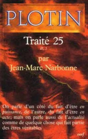 Book Plotin - Traité 25 II 5 Plotin