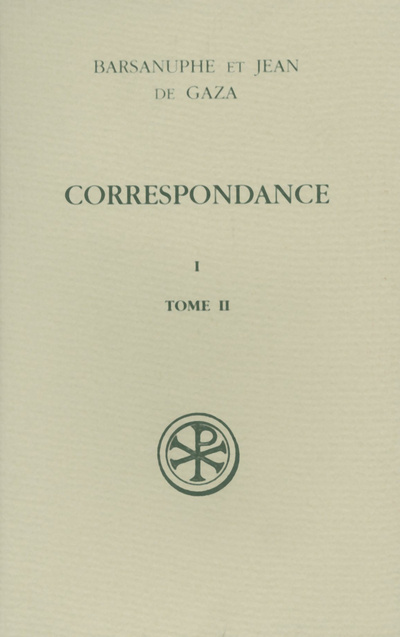 Könyv SC 427 Correspondance I, 2 Barsanuphe
