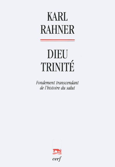 Kniha Dieu Trinité Karl Rahner