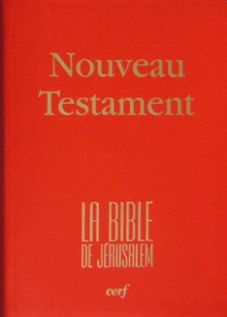Carte Nouveau Testament de la Bible de Jérusalem 